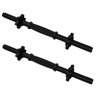 Kit Par 2 Barra Halter Dumbbell 45Cm Com Rosca E Presilha - 1