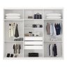 Guarda Roupa Casal 6 Portas Caroline Branco - 3