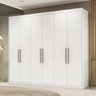 Guarda Roupa Casal 6 Portas Caroline Branco - 1