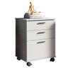 Gaveteiro Organizador para Escritório 3322 Madesa 3 Gavetas com Rodinhas - Branco - 2