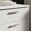 Ver imagem 6 de Gaveteiro Organizador para Escritório 3322 Madesa 3 Gavetas com Rodinhas - Branco