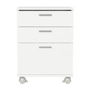 Ver imagem 7 de Gaveteiro Organizador para Escritório 3322 Madesa 3 Gavetas com Rodinhas - Branco