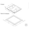 Cooktop Elétrico Square Touch Vitrocerêmico - Tramontina 94747/022 - 2
