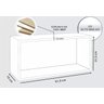 Nicho Retangular Decorativo 61x31 Branco Optimize - M.A.S - 4
