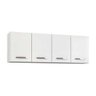 Armário Aéreo Panamá 04 Portas 160cm Branco - Lumil Móveis - 2