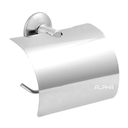 Ver imagem 2 de Suporte Papeleira Banheiro Porta Papel Higiênico Com Tampa:Cromado