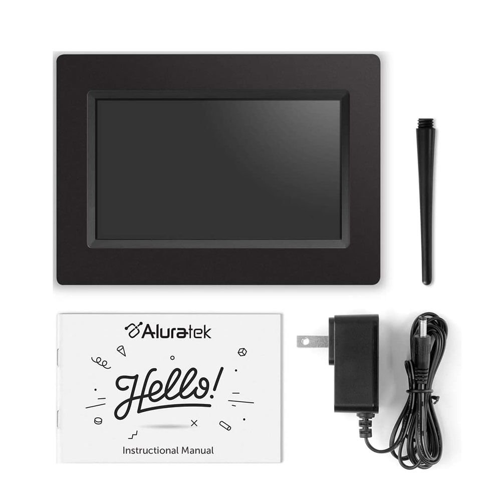 Porta-Retratos Digital Aluratek com LCD de 8´´, SlideShow e entradas ...