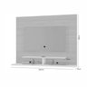 Painel Sion Para TV Ate 56" Jcm Movelaria Noronha Off White - 2