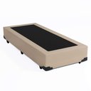 Ver imagem 1 de Cama Box Blindado Solteirão Principe Das Camas Sintético Bege 96x203x40