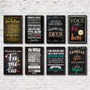 Ver imagem 2 de Kit Placas Decorativas Frases Motivacionais Mdf- 8 Placas
