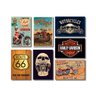 Kit Placas Decorativas Moto Mdf - 7 Placas - 1