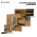 Ver imagem 7 de Cômoda Madri e Guarda Roupa Casal Londres com Espelho Carvalho Americano Tx -incorplac