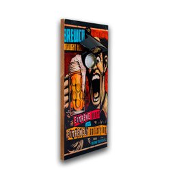 Abridor Garrafas Parede Bebida Extreme Mdf Com Imã 25x13 Cm - 1