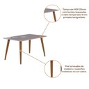 Ver imagem 3 de Mesa Adele 130x80cm - Madeira/off White - Cimol