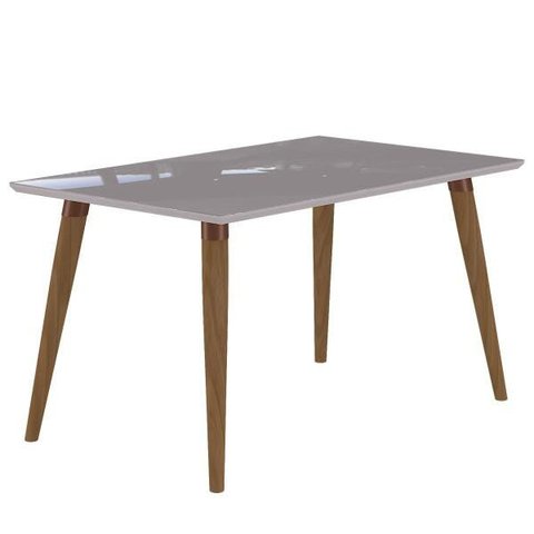 Mesa Adele 130x80cm - Madeira/off White - Cimol