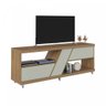 Rack para TV até 47 Polegadas Best Artely Pinho/Branco Off White - 3