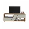Rack para TV até 47 Polegadas Best Artely Pinho/Branco Off White - 1