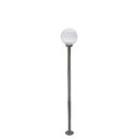Ver imagem 1 de Poste de Jardim P10/b15 de 1,85m com Globo de Vidro Transparente 15x28 Marrom
