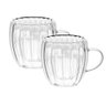Kit 2 Xícaras Café Parede Dupla Vidro Classic 80ml - 1