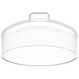 Cúpula de Plástico 24cm Clear Bolos Tortas Doces Pratos Haus Concept Cristal - 1