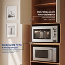 Ver imagem 7 de Torre Quente Planejada 2 Portas 1 Gaveta 70cm Aroeira CabeCasa MadeiraOriginals Cinza/Sereno