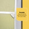 Mosquiteira Porta Abrir Branca 0,80x2,10m Tela Resistente À Pet - 7
