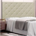 Ver imagem 4 de Cabeceira Tania Cama Box Queen 160 Cm Corino Bege