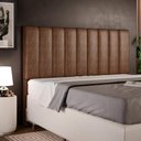 Ver imagem 6 de Cabeceira Cama Box Casal Queen 160 Cm Couríssimo Marrom
