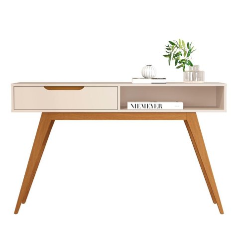 Aparador Buffet Tucuma Pés Madeira Off White Jb Bechara