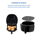 Ver imagem 5 de Fritadeira Elétrica Air Fryer 4 Litros sem Óleo Saudável Multi 1500 W 110v