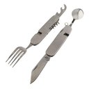 Ver imagem 2 de Kit Talher Canivete Multifuncional Dobrável Prático Camping