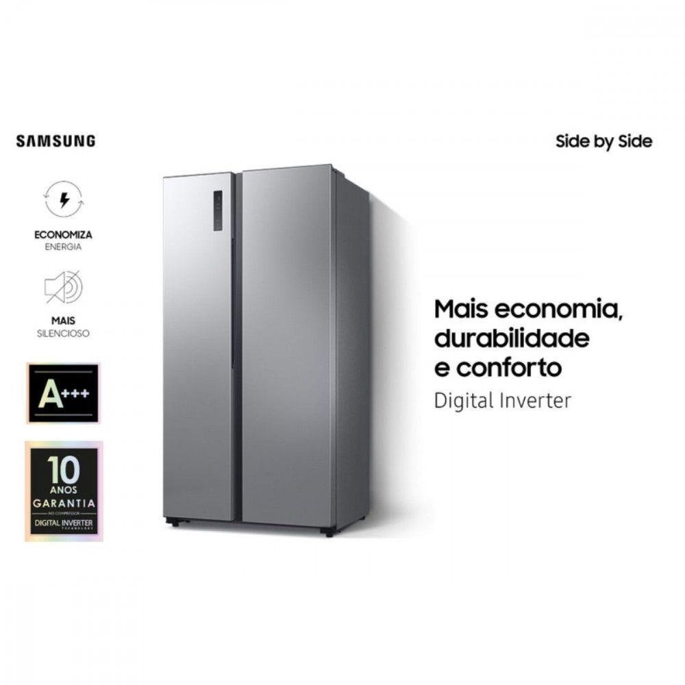 Geladeira Side By Side Samsung Rs52 com All Around Cooling 490l Inox 220v - 6