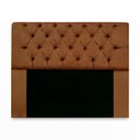 Ver imagem 2 de Kit Cabeceira + Calçadeira Baú Mirage Queen Size 160cm Suede - Ecotec Decor:Marrom