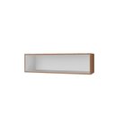 Ver imagem 4 de Armário Aéreo Geladeira Mara 2 Portas Moblis: Savana Off White