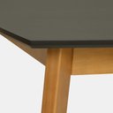 Ver imagem 3 de Escrivaninha para Quarto Áustria Cor Preto e Mel