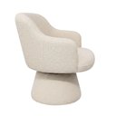 Ver imagem 7 de Poltrona Jade Base Cone Fixa Bouclé Off White - Nexta Casa
