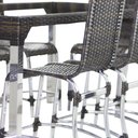 Ver imagem 2 de 10 Cadeiras Haiti e Mesa de Jantar 240x100 em Alumínio - Trama Original