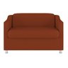 Namoradeira Tilla Sala de Estar Tecido Suede – Balaqui Decor Cor:Terracota - 3