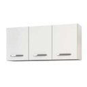 Ver imagem 3 de Kit 2 Armários Aéreos Honduras 120cm 3 Portas - Lumil Móveis - Branco