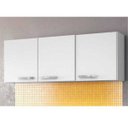 Ver imagem 2 de Kit 2 Armários Aéreos Parma 3 Portas 150cm - Lumil Móveis - Branco