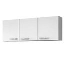Ver imagem 3 de Kit 2 Armários Aéreos Parma 3 Portas 150cm - Lumil Móveis - Branco