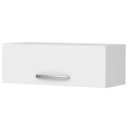 Ver imagem 2 de Kit 2 Armários Aéreos Geladeira 70cm 1 Porta Veneza - Lumil Móveis - Branco