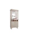 Ver imagem 2 de Cristaleira Monza Bechara Madeira Rustica Off White