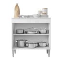 Ver imagem 3 de Balcão de Cozinha Cooktop 2 Portas Roma - Lumil Móveis - Branco