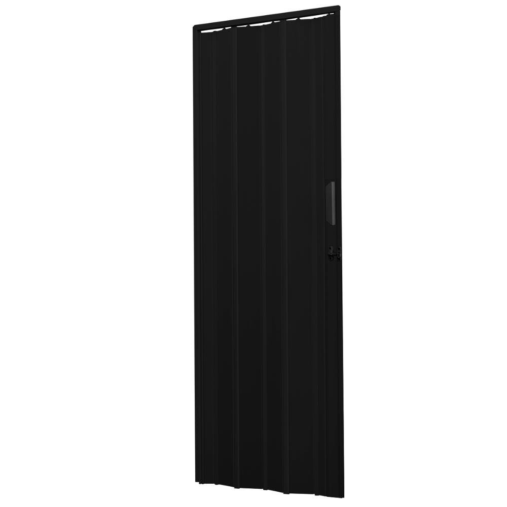 Porta Sanfonada de PVC 84x210cm Zapinplast - Preto - 3