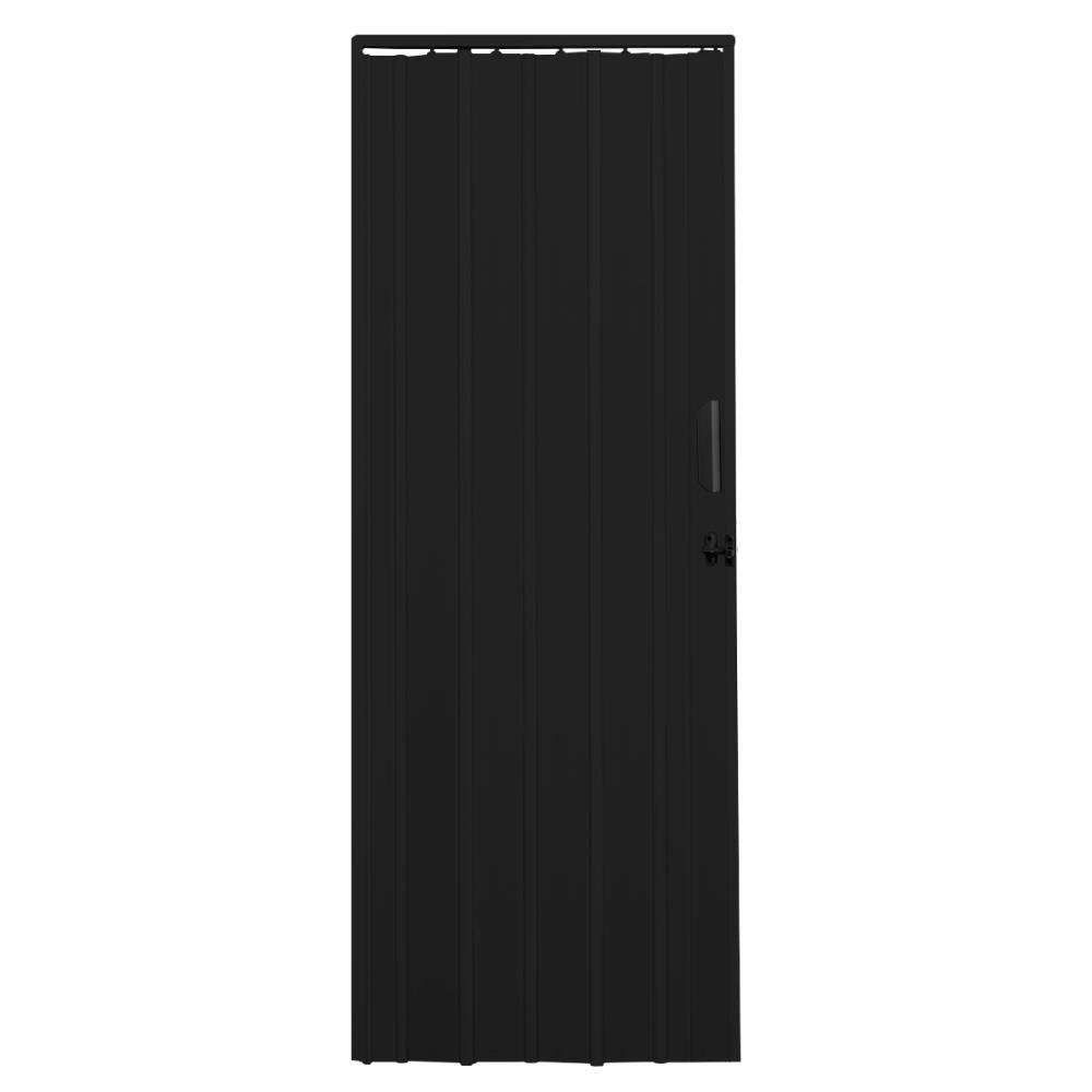 Porta Sanfonada de PVC 84x210cm Zapinplast - Preto