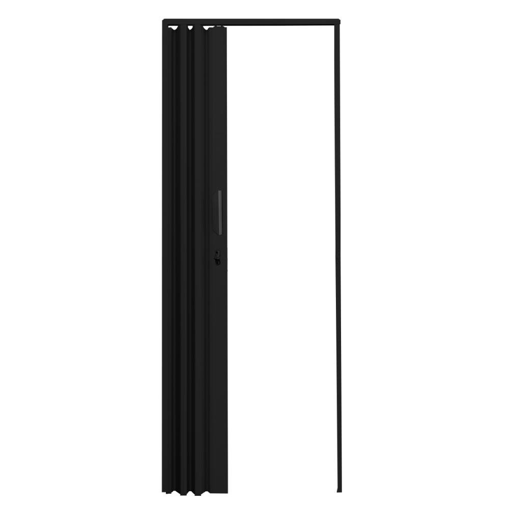 Porta Sanfonada de PVC 84x210cm Zapinplast - Preto - 2