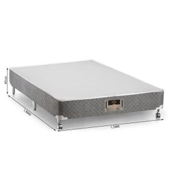 Cama Box Casal para Colchão Castor Gold Star Light Stress Plush One Face 138x188x40 - 4 Cama Box Casal para Colchão Castor Gold Star Light Stress Plush One Face 138x188x40 - 4