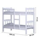 Ver imagem 4 de Beliche Madeira Maciça Nemargi Branca