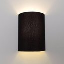 Ver imagem 2 de Arandela Meia Cana Retro Md-2003 Cúpula em Tecido 25-18x10cm Preto - Bivolt